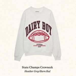 DAIRY BOY UGA Crewneck L
